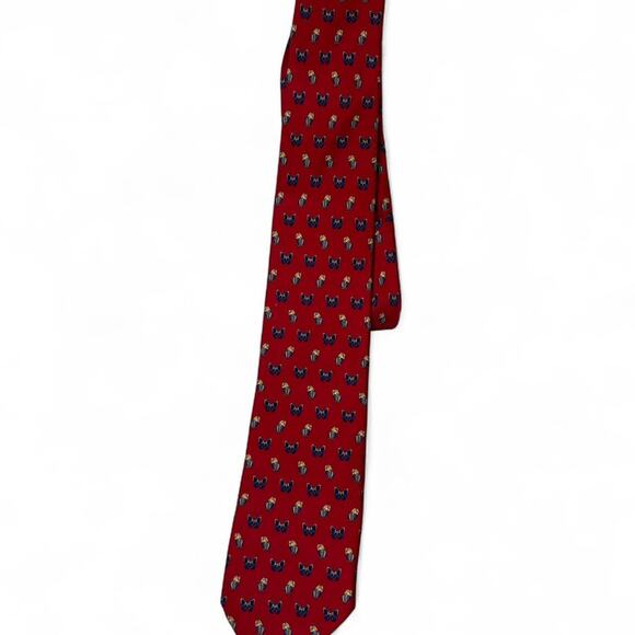 Red and blue silk - Picture 2 of 3